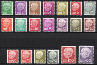 1957 Saar, Germany (Mi. 380 - 399, Full Set, CV $60)