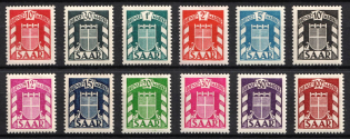 1949 Saar, Germany, Official Stamps (Mi. 33 - 44, Full Set, CV $60)