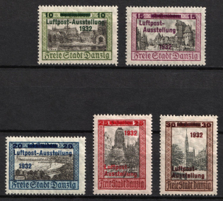 1932 Danzig Gdansk, Germany (Mi. 231 - 235, Full Set, CV $70)
