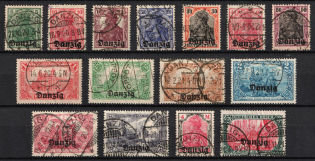 1920 Danzig Gdansk, Germany (Mi. 1 - 15, Full Set, Used, CV $50)