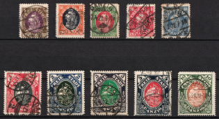 1921 Danzig Gdansk, Germany (Mi. 53 - 62, Full Set, Used, CV $30)
