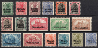 1920 Memel, Germany (Mi. 1 - 17, Full Set, CV $80)