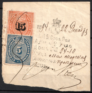 1894 St. Petersburg, Russian Empire Revenue, Russia, City Government