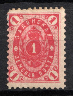 1888 1k Zadonsk Zemstvo, Russia (Schmidt #10, CV $15)
