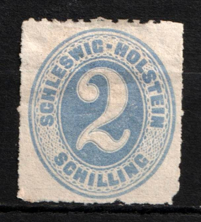 1865 2S Schleswig-Holstein, German States, Germany (Mi. 11, CV $85)