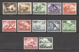 1943 Germany Third Reich Wehrmacht (Full Set, CV $25, MNH)