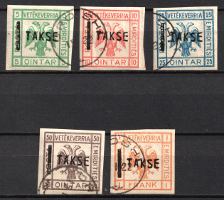 1922 Albania (Unissued Stamps, Used)