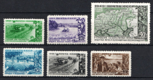 1949 The State Forest Shelter Belts in the USSR, Soviet Union, USSR, Russia (Zv. 1355 - 1360, Full Set, CV $110, MNH)