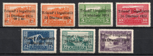 1925 Albania (Mi. 104 - 110, Full Set, CV $80, MNH)