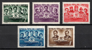 1950 Albania (Mi. 495 - 499, Full Set, CV $25)