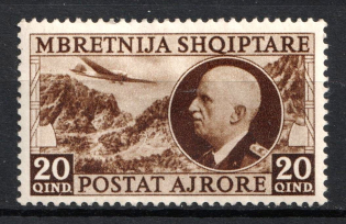 1939 Albania, Albania under Italian Rule (Mi. 312, CV $145)