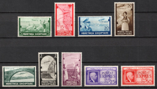 1940 Albania, Albania under Italian Rule (Mi. 313 - 318 , CV $70)