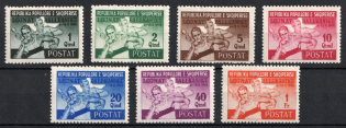1946 Albania (Mi. 408 - 414, Full Set, CV $145)