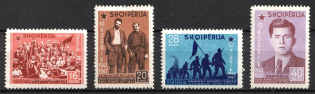 1947 Albania (Mi. 426 - 429, Full Set, CV $50)