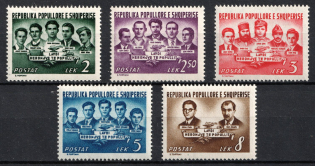 1950 Albania (Mi. 495 - 499, Full Set, CV $25, MNH)