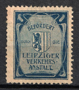 1903 Leipzig, Germany Local Post, Private City Mail (Mi. 2, CV $195)