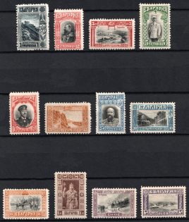 1911 Bulgaria (Mi. 78 - 79a, 80 - 87l, 88 - 89, CV $115)