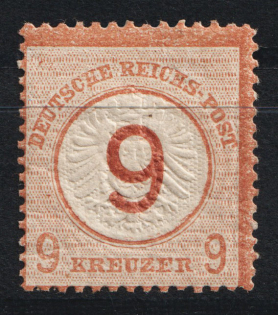 1874 9 on 9kr German Empire, Germany (Mi. 30, CV $130)