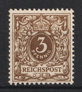 1899-1900 3pf German Empire, Germany (Mi. 45 e)