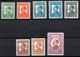 1931 Bulgaria (Mi. 226xlla, 228xll, 229xl - 231xl, 232xll, 233xl - 234xl, Full Set, CV $60)