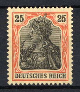 1905-13 25pf German Empire, Germany (Mi. 88 I, CV $230, MNH)