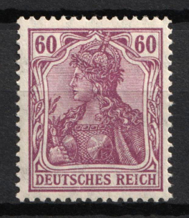 1905-13 60pf German Empire, Germany (Mi. 92 I, CV $960, MNH)