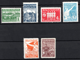 1935 Bulgaria (Mi. 274 - 279, Full Set, CV $60)