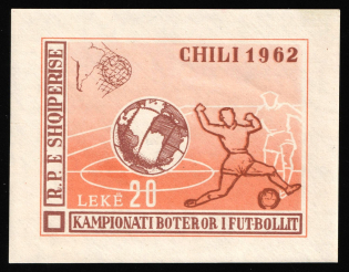 1962 Albania, Souvenir Sheet (Mi. Block 12, CV $50, MNH)