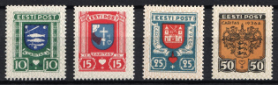 1936 Estonia (Mi. 109 - 112, Full Set, CV $85)