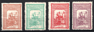 1906 Romania (Mi. 165A, 166C, 167A, 168A, Full Set, CV $70)