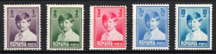 1930 Romania (Mi. 356 - 360, Full Set, CV $60)