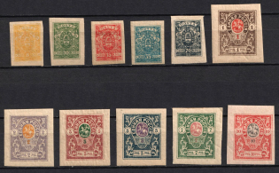 1919 Denikin Army, Russia, Civil War (Russika 1 I -11 I, Signed, Full Set, CV $50)