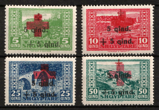 1924 Albania (Mi. 100 - 103, Full Set, CV $120)