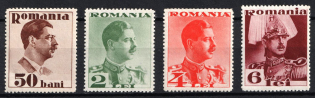 1934 Romania (Mi. 474 - 477, Full Set, CV $35)