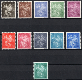 1939 Romania (Mi. 598 - 608, Full Set, CV $30)