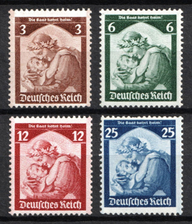 1935 Third Reich, Germany (Mi. 565 - 568, Full Set, CV $140, MNH)