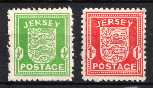 1941-42 Jersey, German Occupation, Germany (Mi. 1 - 2, Full Set)