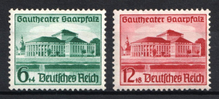 1938 Third Reich, Germany (Mi. 673 - 674, Full Set, CV $30, MNH)