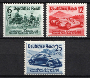 1939 Third Reich, Germany (Mi. 686 - 688, Full Set, CV $130, MNH)