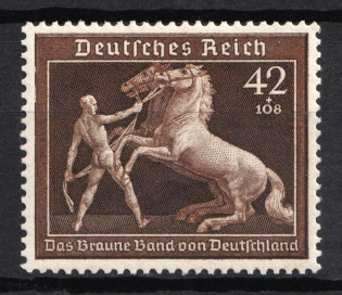 1939 42pf Third Reich, Germany (Mi. 699, Full Set, CV $100, MNH)