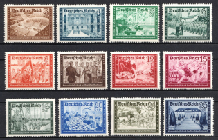 1939 Third Reich, Germany (Mi. 702 - 713, Full Set, CV $100, MNH)