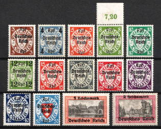 1939 Third Reich, Germany (Mi. 716 - 729, Full Set, CV $260, MNH)