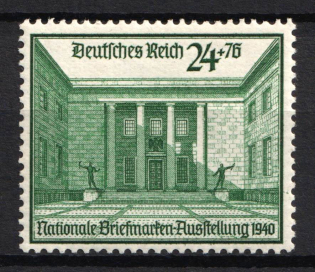 1940 24pf Third Reich, Germany (Mi. 743, Full Set, Signed, CV $40, MNH)