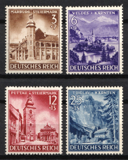 1941 Third Reich, Germany (Mi. 806 - 809, Full Set, CV $30, MNH)