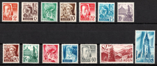 1948 Baden, French Zone of Occupation, Germany (Mi. 14 - 27, Full Set, CV $20)