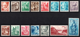 1948 Rhineland-Palatinate, French Zone of Occupation, Germany (Mi. 16 - 29, Full Set, CV $20)