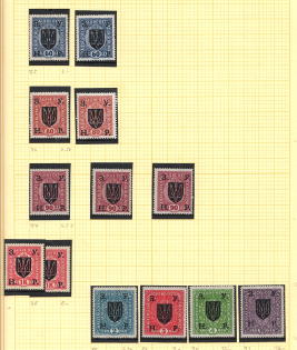 1919-20 Stanislav West Ukrainian People's Republic Collection (6 Scans, MH/MNH)