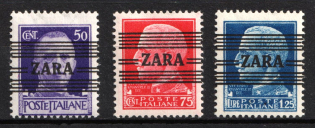 1943 Zadar, German Occupation, Germany (Mi. 32 - 34, Full Set, Signed, CV $190, MNH)