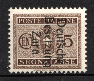1943 5c Zadar, German Occupation, Germany, Official Stamp (Mi. 1, Signed, CV $80, MNH)