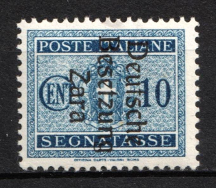 1943 10c Zadar, German Occupation, Germany, Official Stamp (Mi. 2, Signed, CV $80, MNH)